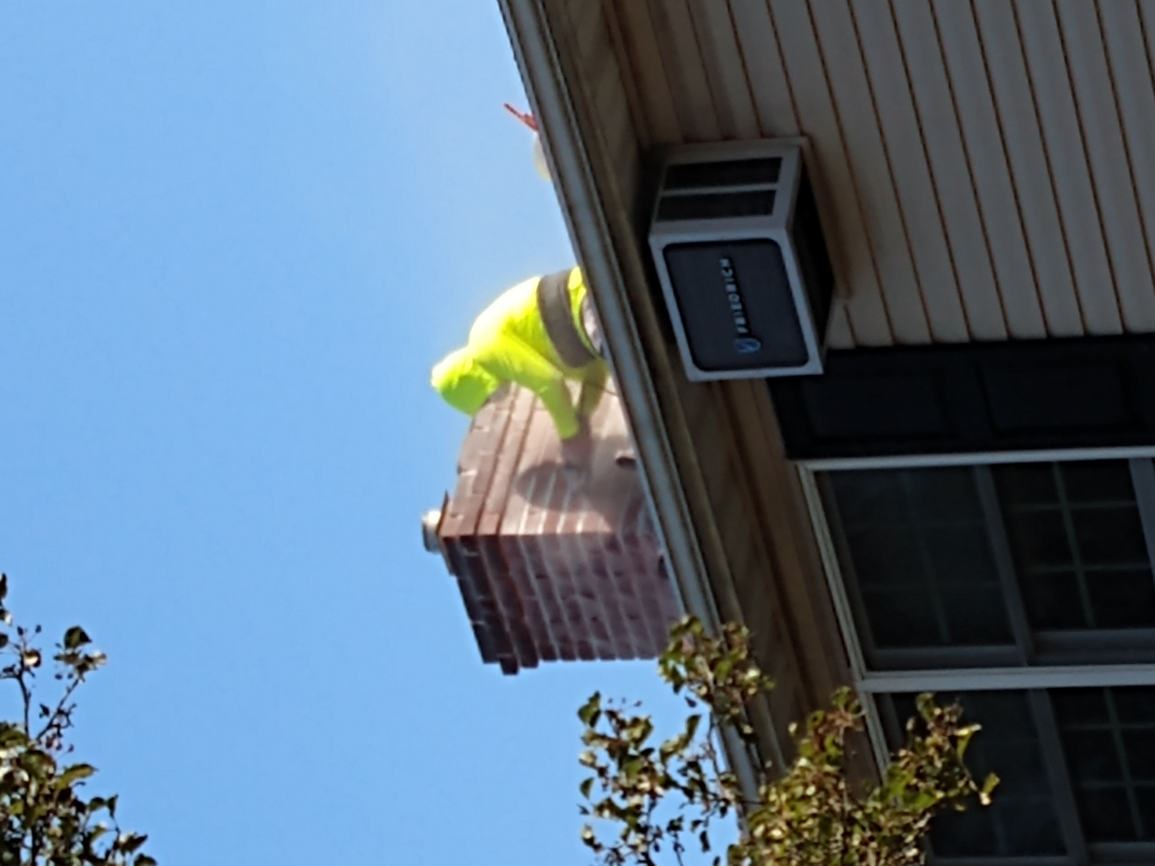 Chimney tuckpointing and mortar repair in Deer Park, New York