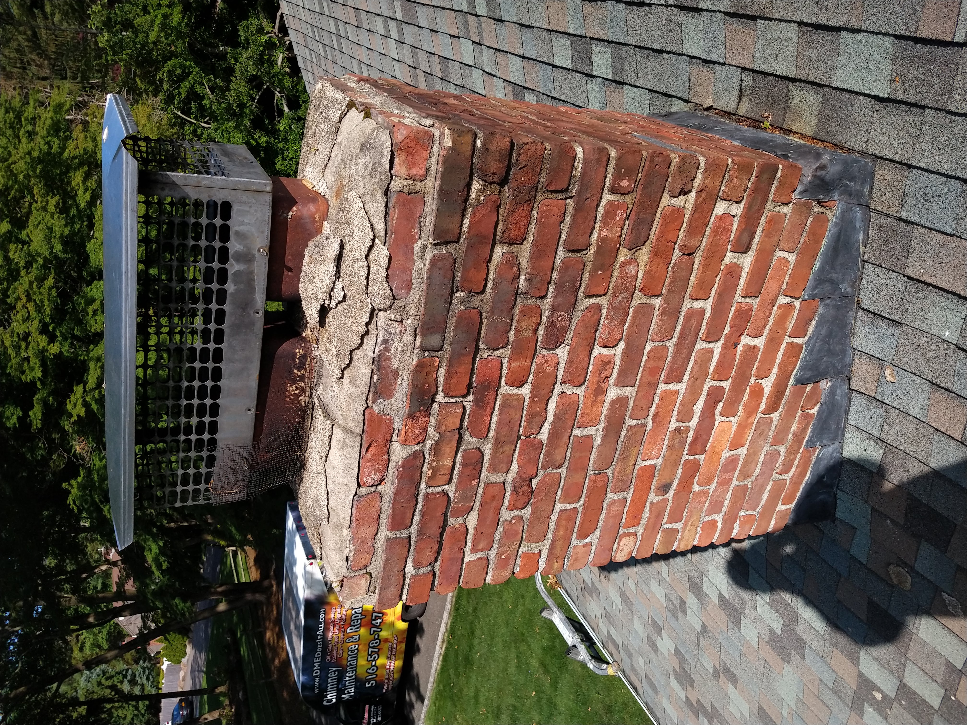 Complete soot and creosote removal from fireplace chimney in Deer Park, NY